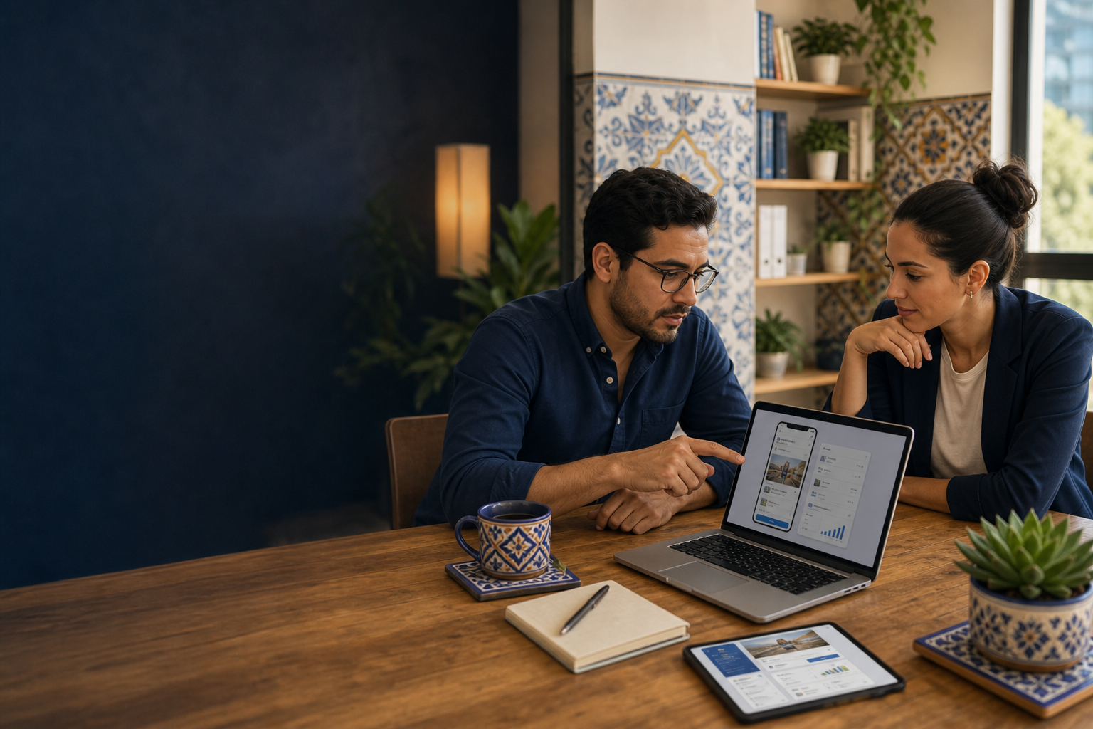 Equipo Axius diseñando una solución digital para un negocio